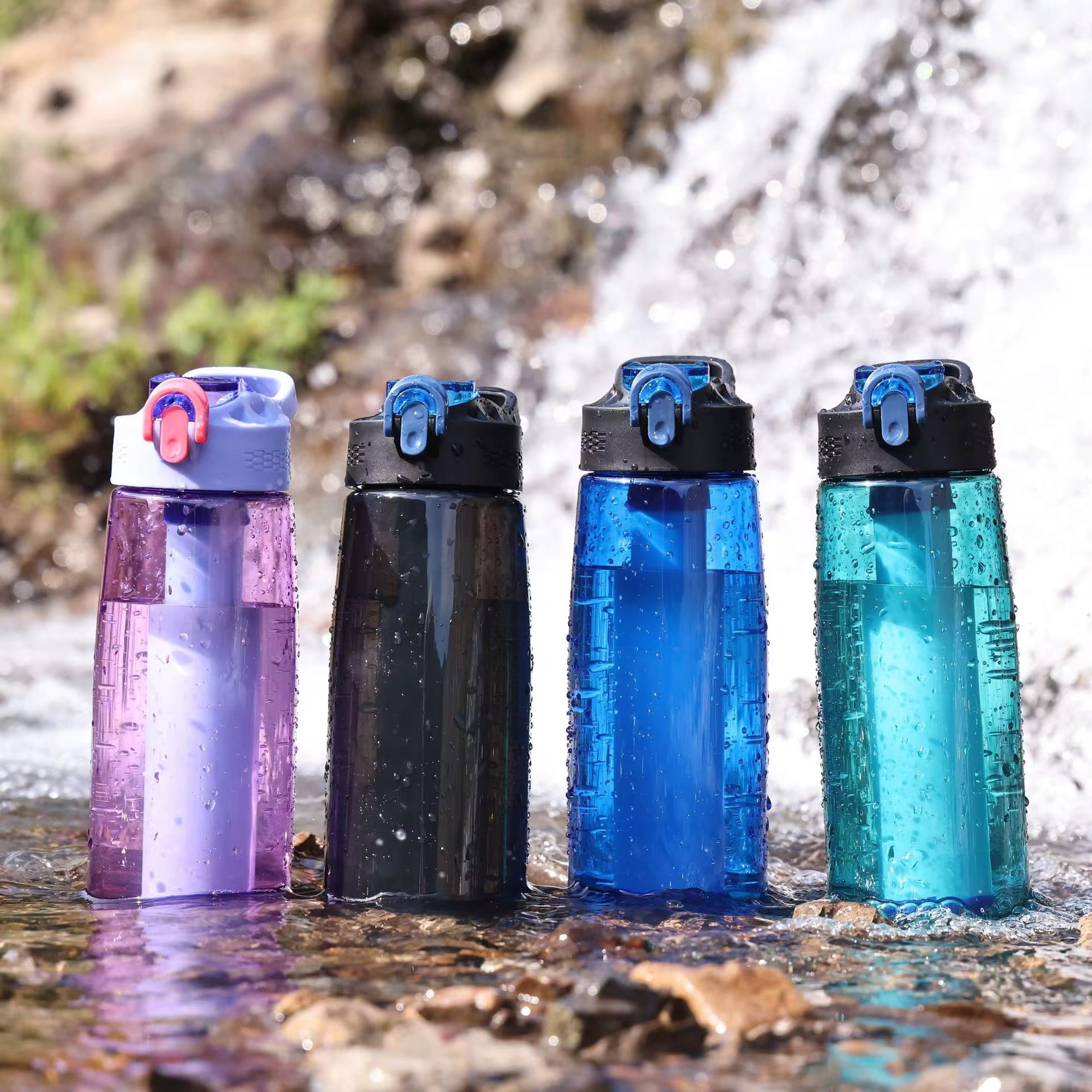 Gourde filtrante NaturaTrail 650ml pour randonnée, trail et camping – filtration instantanée 99,9% des bactéries et protozoaires