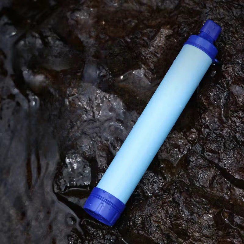 Accessoire de survie : paille filtrante écologique avec filtration fibre creuse 0.01 micron